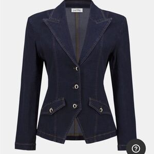 Joseph Ribkoff Women's Dark Blue denim Blazer
indigo.This is still in stores